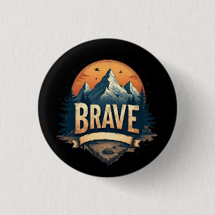 Brave Button  Adventure Graphic Tee for Women Teen