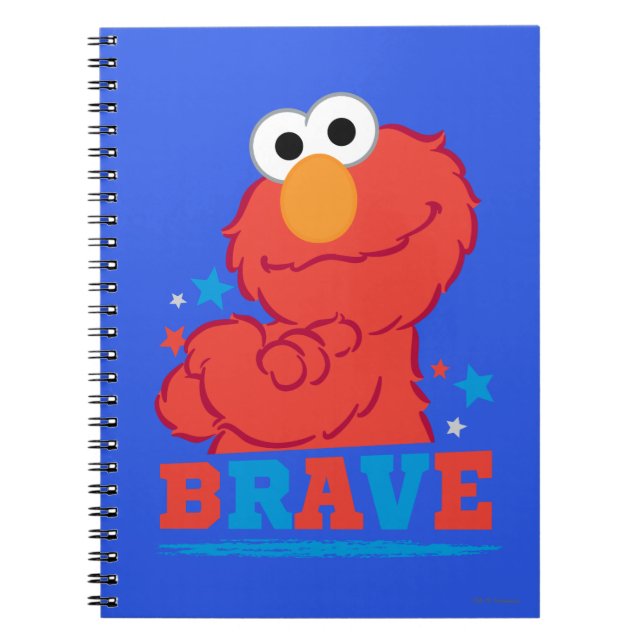 Brave Elmo Spiral Notebook (Front)