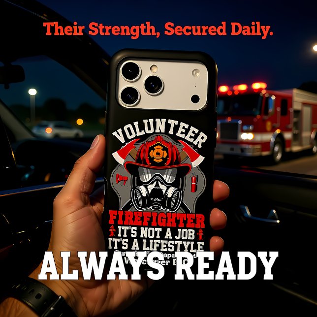 Brave firefighter ready for action in vibrant gear (Creator Uploaded)