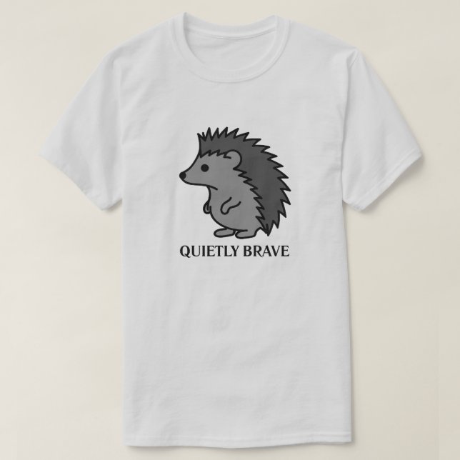 Brave Hedgehog T-Shirt (Design Front)