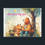 Brave, Kind, and Funny – Heartfelt Father’s Day Me Holiday Postcard<br><div class="desc">Celebrate the man who taught you courage, kindness, and the power of a good laugh. This touching Father’s Day message is a warm tribute to dads who lead with love and humour. Perfect for anyone wanting to honour a dad who’s not only strong and supportive, but also always knows how...</div>