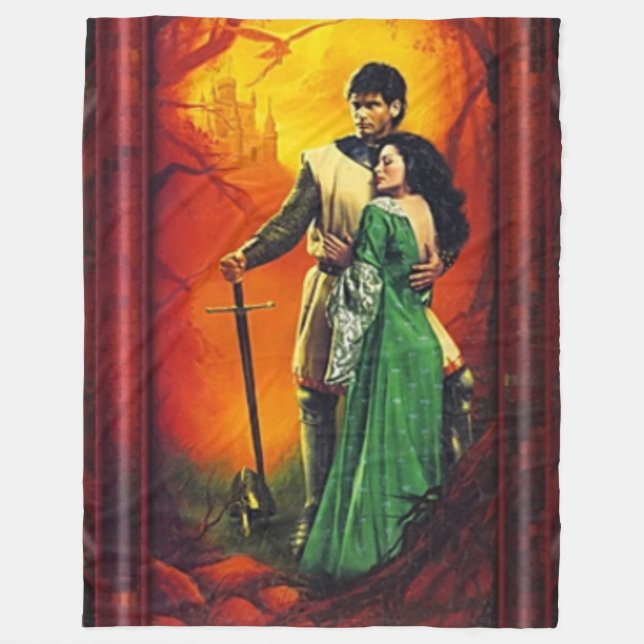 BRAVE  KNIGHT FLEECE BLANKET (Front)