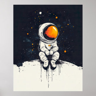 Brave Little Astronaut  Poster