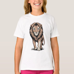 Brave Little Lion Cub Kids T-Shirt