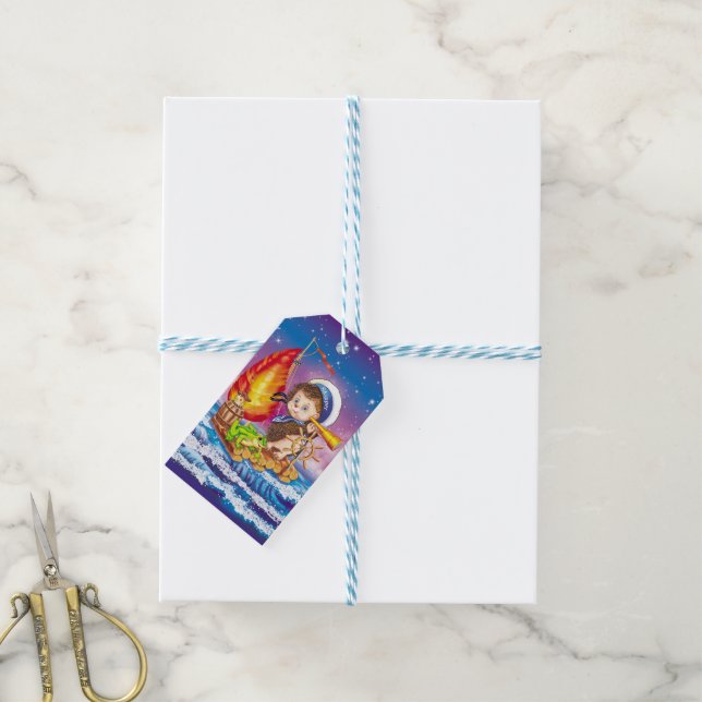 Brave sailor gift tags (With Twine)