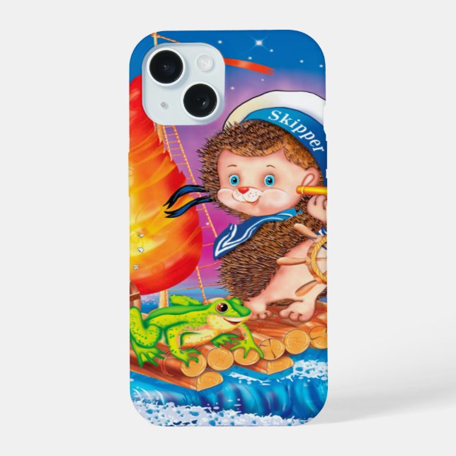 Brave sailor iPhone 15 case (Back)
