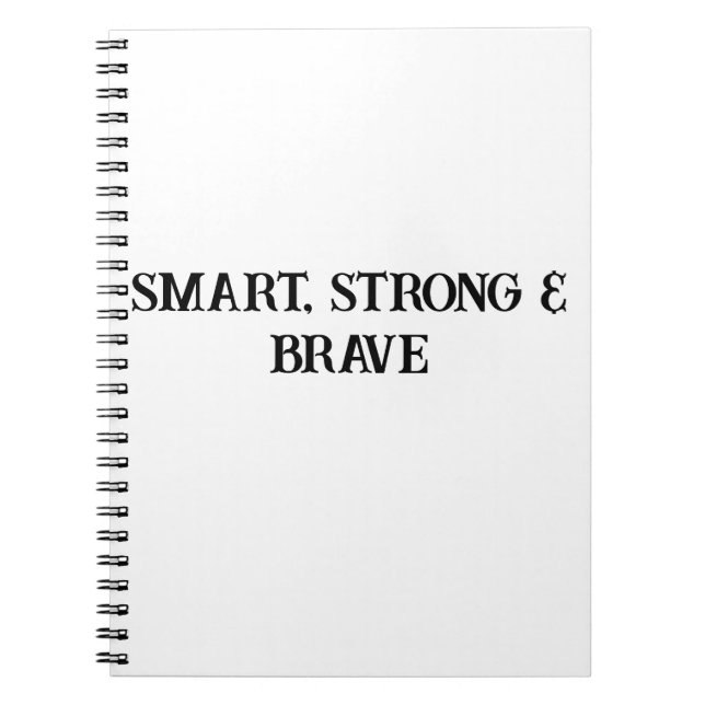 Brave & Smart Kids Notebook (Front)