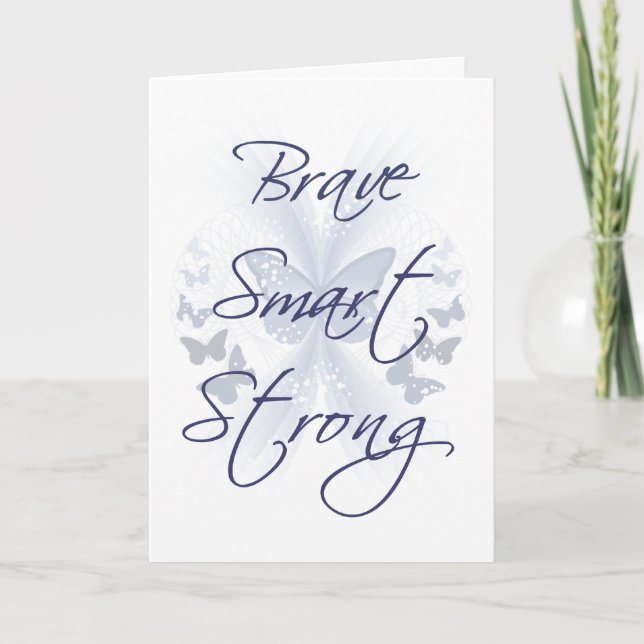 Brave Smart Strong Card (Front)