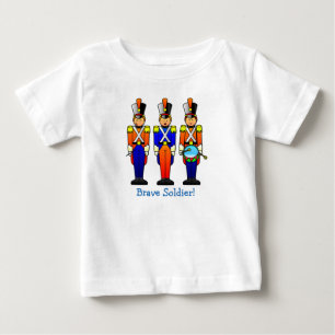 Brave toy soldiers baby T-Shirt