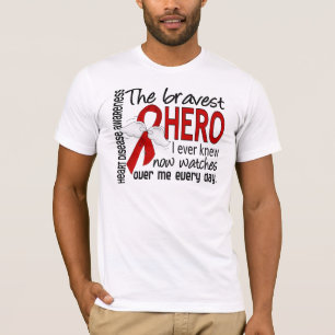 Bravest Hero I Ever Knew Heart Disease T-Shirt