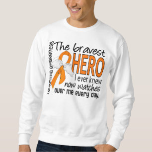 Bravest Hero I Ever Knew Leukaemia Sweatshirt