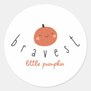 bravest little pumpkin Stickers childhood cancer 