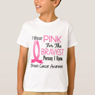 Bravest Person I Know Breast Cancer T-Shirt