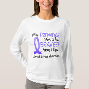 Bravest Person I Know Stomach Cancer T-Shirt