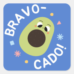 Bravo Cado - Avocado Sticker