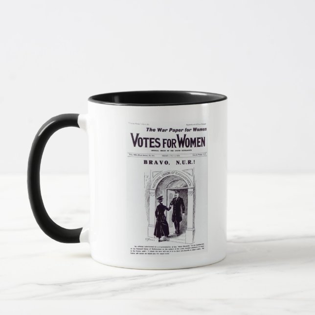 Bravo, N.U.R!, front cover of 'Votes for Mug (Left)