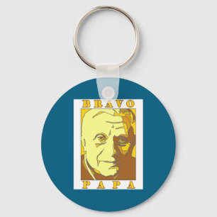 Bravo Papa New Pe Benedict Xvi _1 Key Ring