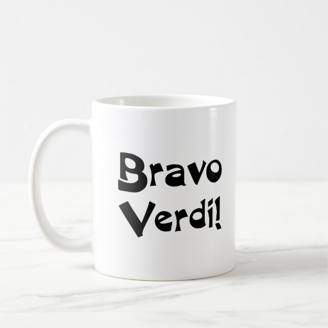 bravo verdi coffee mug (Left)