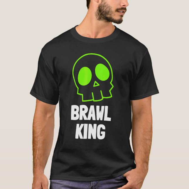 Brawl King Brawling Gamer Gaming 22 T-Shirt (Front)