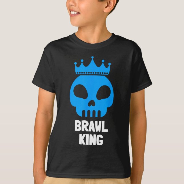 Brawl King Brawling Gamer Gaming  T-Shirt (Front)