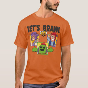 Brawl Stars Lets Brawl Colt Spike And Shelly Group T-Shirt