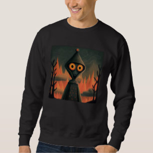 Braxie 1952 Creepy Alien Cryptid Legend Flatwoods Sweatshirt