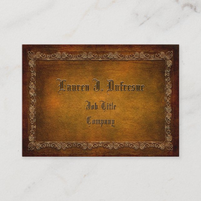 Braxton  Customisable Business Card (Front)