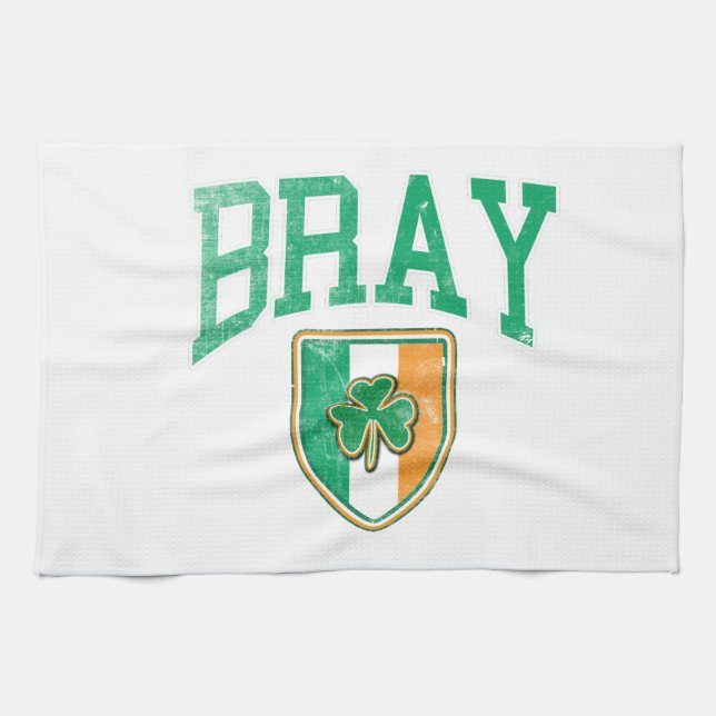 BRAY, Ireland Tea Towel (Horizontal)