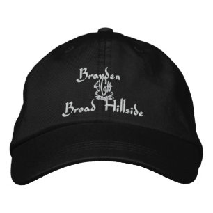 Brayden Name With English Meaning Brown Embroidered Hat