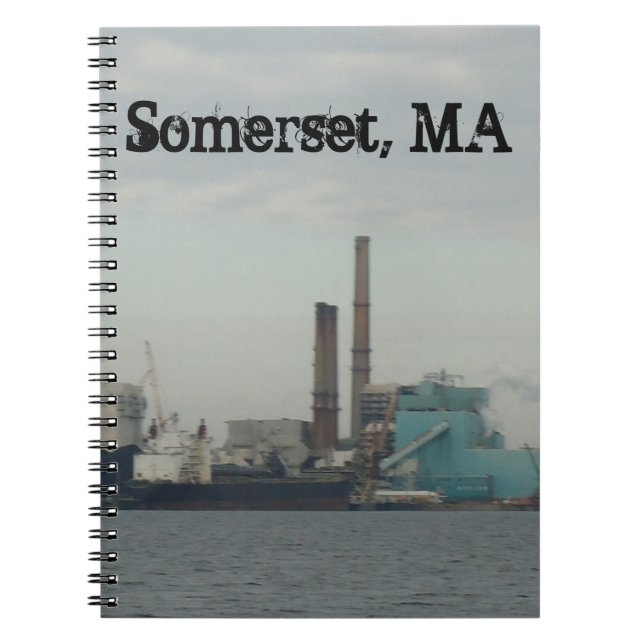 Brayton Point, Somerset, MA Spiral Notebook (Front)