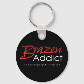 Brazen Addict - key chain - BLACK
