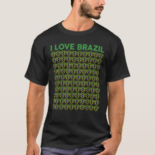 Brazil 100 balls Kids Toddler Boys Brazilian Flag  T-Shirt