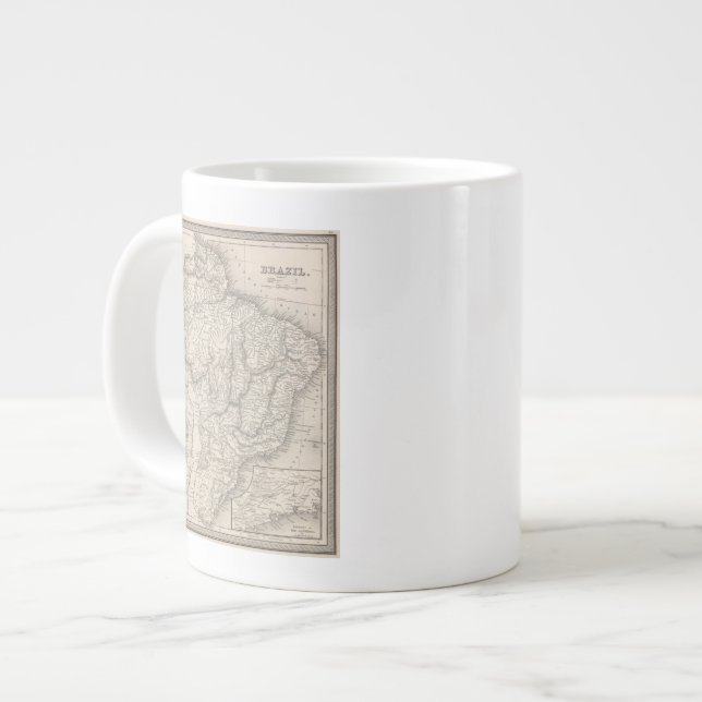 Brazil 2 large coffee mug (Front Left)