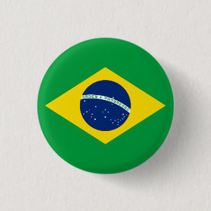 Brazil 3 Cm Round Badge