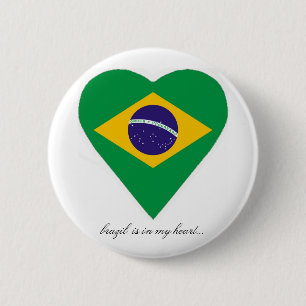 BRAZIL 6 CM ROUND BADGE