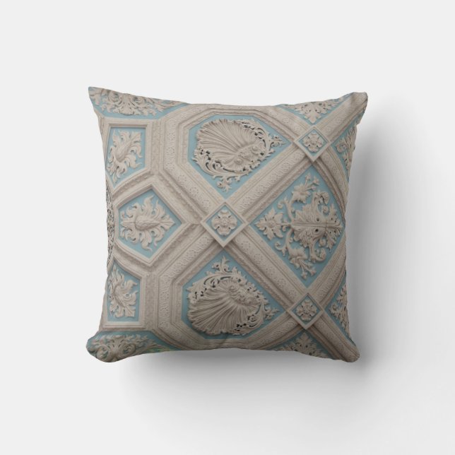 Brazil, Amazon, Manaus. Manaus Opera House Cushion (Front)