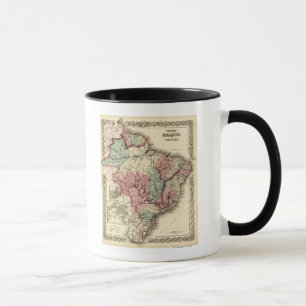 Brazil and GuayanaPanoramic MapBrazil Mug