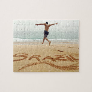 BRAZIL. Barechest man wearing a swimming suit Jigsaw Puzzle
