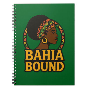 Brazil Bound Spiral Lined Notebook