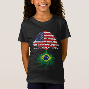 Brazil Brasil Roots American Grown For Men Women K T-Shirt