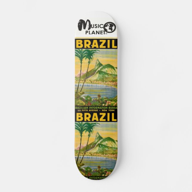 BRAZIL  BRASIL Skateboard (Front)
