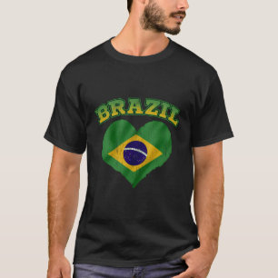 Brazil Brazilian Flag Cute T-Shirt