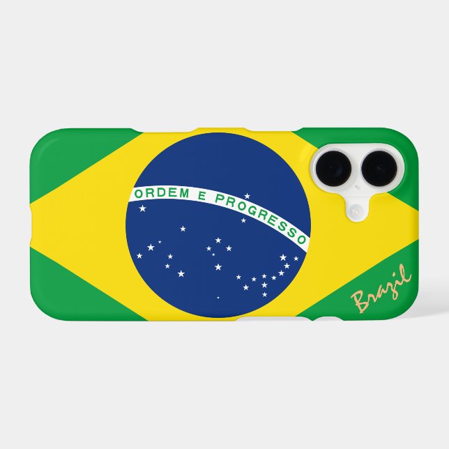 Brazil & Brazilian Flag fashion, travel / sports (Back (Horizontal))