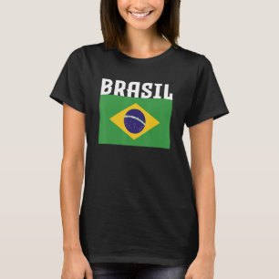 Brazil Brazilian Flag Pride Brazilian origins Bras T-Shirt