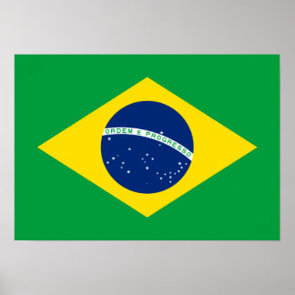Brazil – Brazilian National Flag Poster
