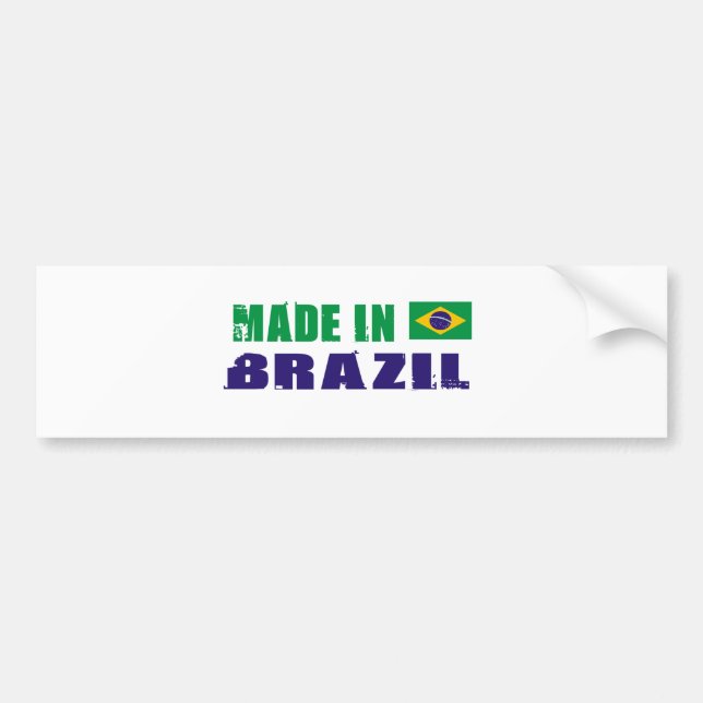 BRAZIL BUMPER STICKER (Front)