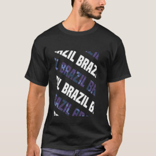 Brazil Camo Pattern Purple Camouflage T-Shirt