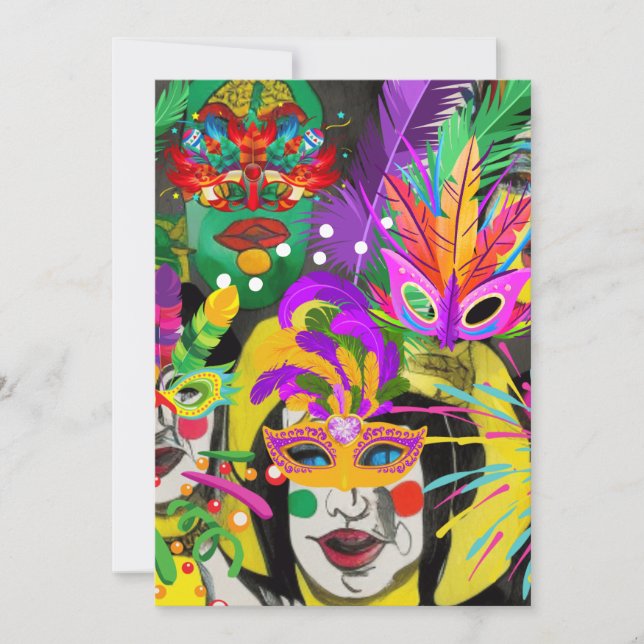Brazil Carnival Holiday Card (Front)