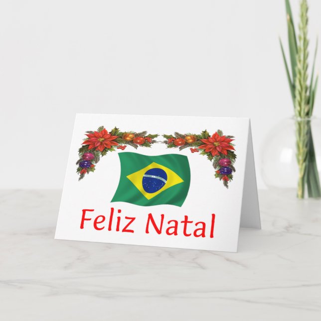 Brazil Christmas Holiday Card (Front)