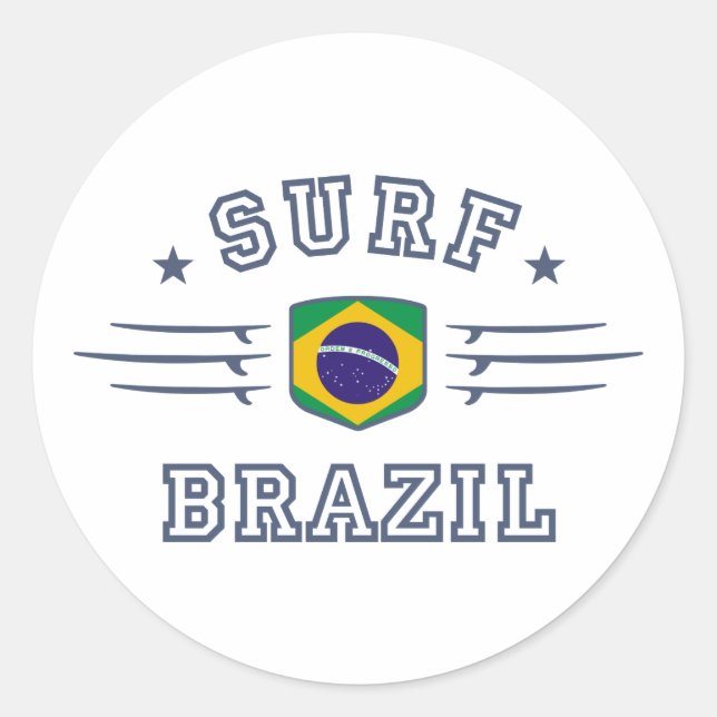 Brazil Classic Round Sticker (Front)